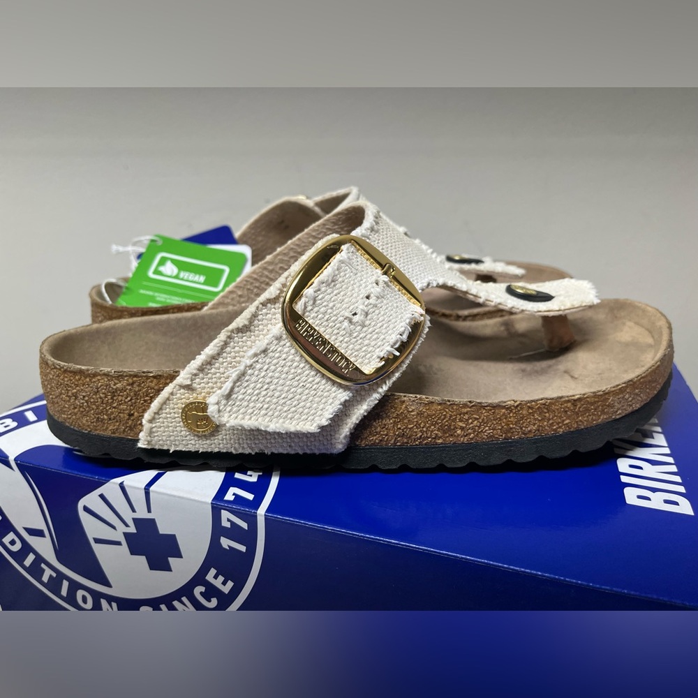Birkenstock Gizeh Vegan Big Buckle, size 11 - Picture 2 of 6